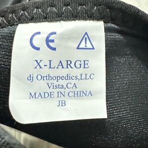 XL low waist support faja black